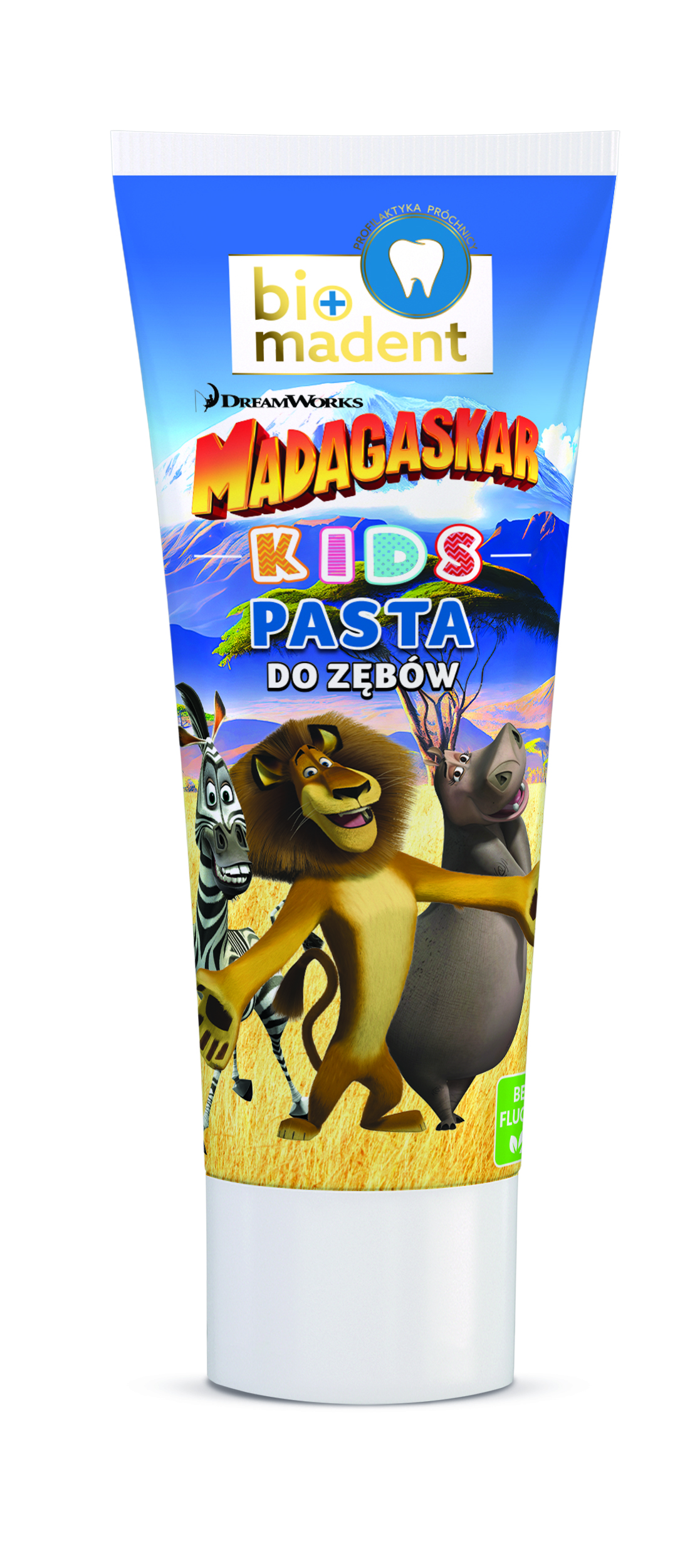 BIO MADENT Pasta Do Z b w O Smaku Gumy Balonowej 75 Ml Dla Dzieci bio-madent-pasta-do-z-b-w-o-smaku-gumy-balonowej-75-ml-dla-dzieci